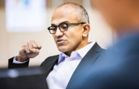 Satya Nadella a devenit al treilea CEO la Microsoft