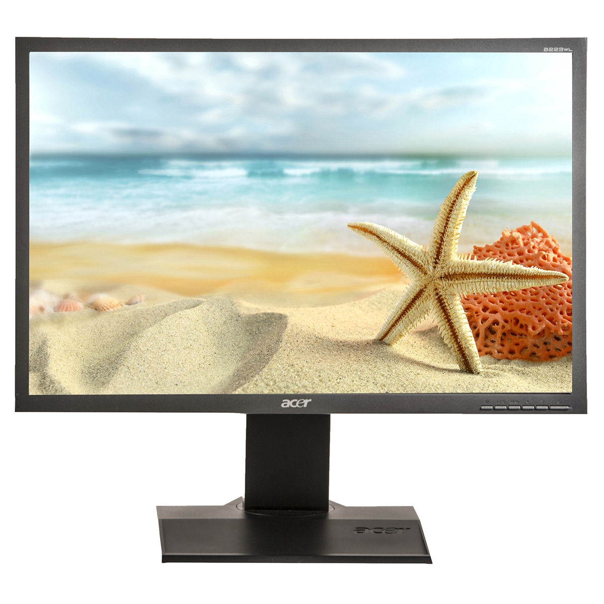 Acer B223W  22 inch LCD  1680 x 1050  16:10  negru - argintiu  monitor refurbished