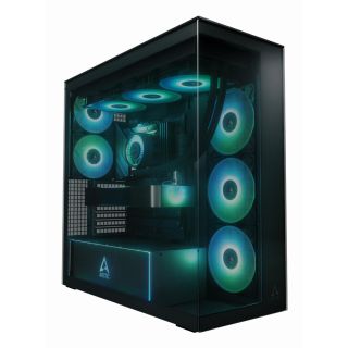 ARCTIC Xtender Black (Tinted Glass) Midi Tower Negru