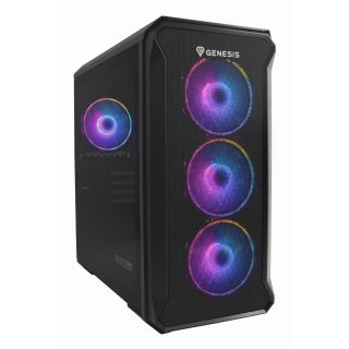 GENESIS Irid 503 ARGB Micro Tower Negru, Transparente