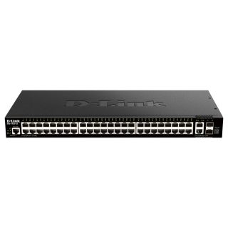 D-Link DGS-1520-52 switch-uri Gestionate L3 10G Ethernet (100/1000/10000) 1U Negru