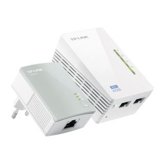 TP-Link TL-WPA4220 KIT adaptor rețea alimentare 300 Mbit/s Ethernet LAN Wi-Fi Alb 1 buc.