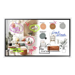 Samsung WM55FX tablă interactivă 139,7 cm (55") 3840 x 2160 Pixel Ecran tactil Gri, Alb HDMI