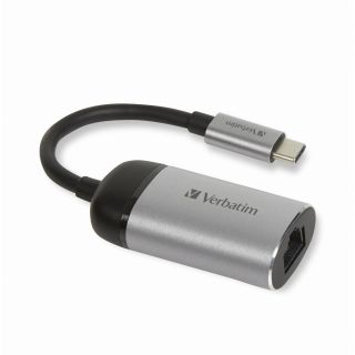 Verbatim 49146 stații de andocare și replicatoare de porturi pentru calculatoare portabile USB 3.2 Gen 1 (3.1 Gen 1) Type-C Negru, Argint