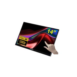 Verbatim 49591 monitoare LCD 35,6 cm (14") 1920 x 1080 Pixel Full HD Ecran tactil Negru
