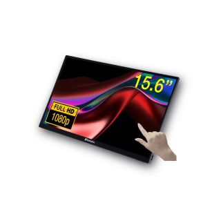 Verbatim 49592 monitoare LCD 39,6 cm (15.6") 1920 x 1080 Pixel Full HD Ecran tactil Negru