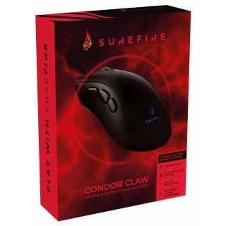 SureFire Condor Claw mouse-uri Gaming Mâna dreaptă USB Tip-A Optice 6400 DPI