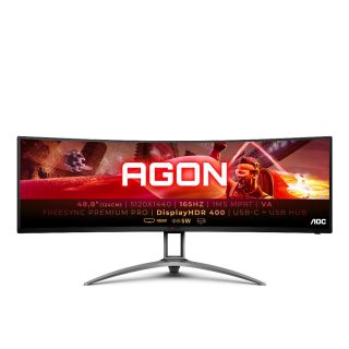 AOC B2 AG493UCX2 monitoare LCD 124 cm (48.8") 5120 x 1440 Pixel Quad HD LED Negru