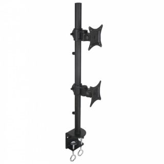 Techly ICA-LCD-350-D sistem montare monitor/stand 68,6 cm (27") Birou Negru