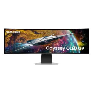 Samsung G95SC monitoare LCD 124,5 cm (49") 5120 x 1440 Pixel Dual QHD OLED Argint