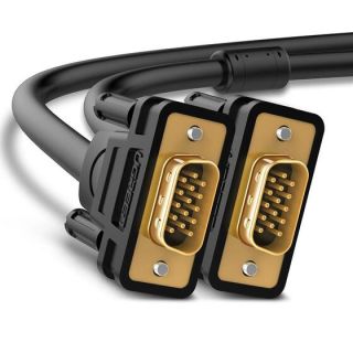Ugreen 11631 cablu VGA 3 m VGA (D-Sub) Negru