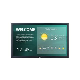 LG 22SM3G-B Afișaj Semne Panou informare digital de perete 54,6 cm (21.5") IPS Wi-Fi 250 cd/m² Full HD Negru Procesor încorporat 16/7