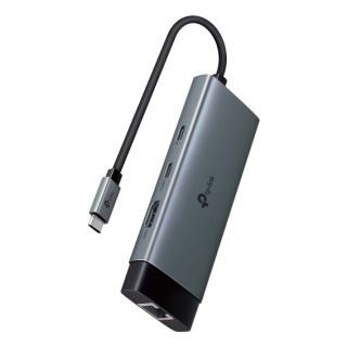TP-Link UH6120C hub-uri de interfață USB tip-C Gri
