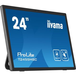 iiyama T2455MSC-B1 monitoare LCD 61 cm (24") 1920 x 1080 Pixel Full HD LED Ecran tactil Negru