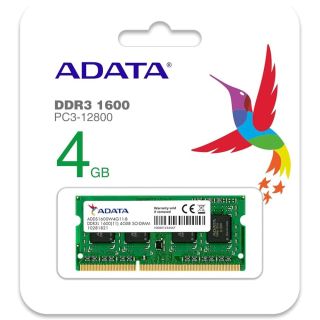 Memorie laptop ADATA Premier 4GB DDR3 SODIMM 1600MHz low voltage CL11, 1.35V - nou