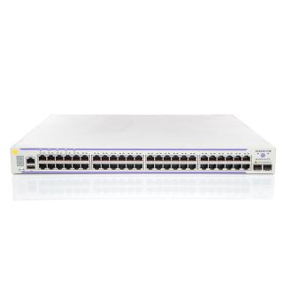 Switch Alcatel-Lucent OmniSwitch 6450, 48x PoE, 2x 1G/10G SFP+, 1U rackmount - second hand