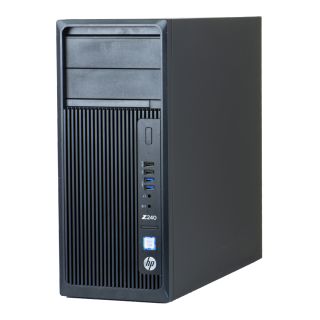 HP Z240 Tower, i7-6700K, 8GB DDR4, 240GB SSD, Quadro P2000, calculator refurbished