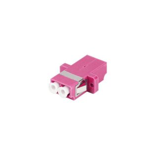 Adapt. fibra optică MM LC/UPC duplex OM4
