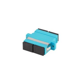 Adapt. fibra optică MM SC/UPC duplex OM3