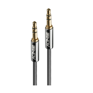 Lindy Cablu Audio 3.5mm, 2m, Cromo Line