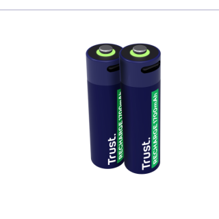 Baterii reincarcabile Trust AA USB-C 2x