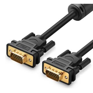 CABLU video Ugreen, "VG101" VGA (T) la VGA (T), 1.5m, ecranat, negru, "11630" - 6957303876303