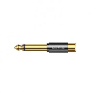 ADAPTOR audio Ugreen, "AV169" 6.35 mm (T) la RCA (M), auriu "80731" - 6957303887316