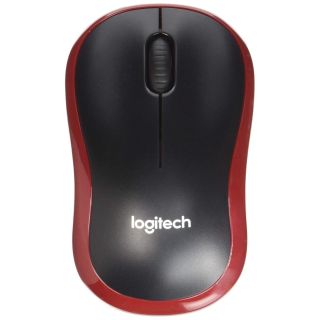 MOUSE LOGITECH wireless, 1000dpi, 3 butoane, 1 rotita scroll, "M185", red, "910-002237"