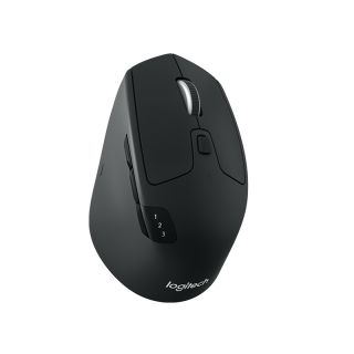 MOUSE LOGITECH, "M720", PC sau NB, wireless, Bluetooth | 2.4GHz, optic, 1000 dpi, butoane/scroll 8/1, mod dual de conectare, negru, "910-004791"