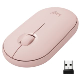 LOGITECH Pebble Mouse 2 M350s - TONAL ROSE - BT - N/A - EMEA-808 - DONGLELESS "910-007014"