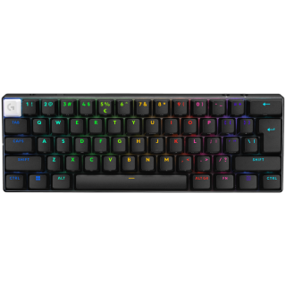 LOGITECH G PRO X 60 LIGHTSPEED Wireless Gaming Keyboard (Tactile) - BLACK - US INTL - 2.4GHZ/BT - EMEA28-935 - TACTILE SWITCH "920-011911"