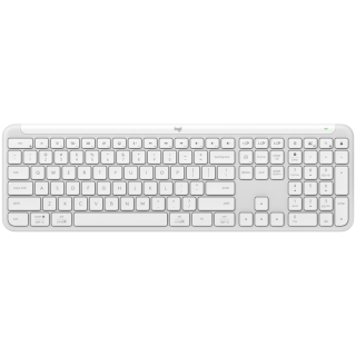 LOGITECH SIGNATURE SLIM WIRELESS KEYBOARD K950 - OFF WHITE - US INTL - 2.4GHZ/BT - INTNL-973 "920-012466"