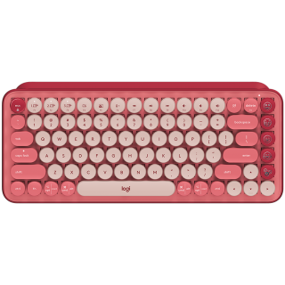 LOGITECH POP ICON COMBO - ROSE - US INTL - BT - INTNL-973 "920-013142"