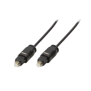 CABLU audio LOGILINK Toslink Optic (T/T)(pt. conexiune optica intre BLU-Ray si echipamentul audio), 1m, black, "CA1006"