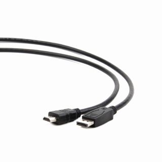 CABLU video GEMBIRD, adaptor DisplayPort (T) la HDMI (T), 1m, negru, "CC-DP-HDMI-1M"