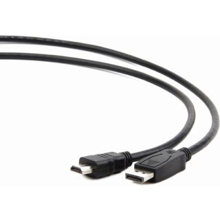 CABLU video GEMBIRD, adaptor DisplayPort (T) la HDMI (T), 1.8m, negru, "CC-DP-HDMI-6"