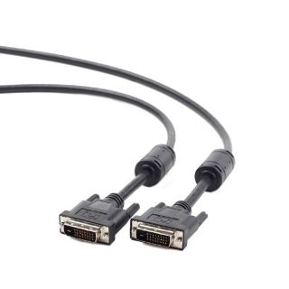 CABLU video GEMBIRD, DVI-D DL (T) la DVI-D DL (T), 3m, negru, "CC-DVI2-BK-10"