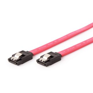 CABLU date GEMBIRD, S-ATA 3 (T) la S-ATA 3 (T), metal clips, 50cm, "CC-SATAM-DATA"
