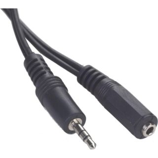 CABLU audio GEMBIRD prelungitor stereo (3.5 mm jack M/T), 5m, conectori auriti, black "CCA-421S-5M"
