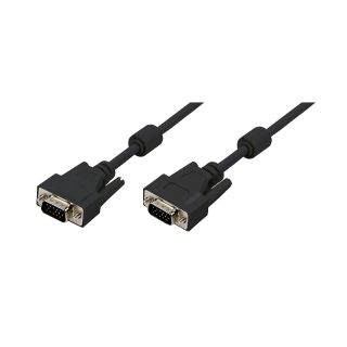 CABLU video LOGILINK, VGA (T) la VGA (T), 15m, dublu ecranat, negru, "CV0017"