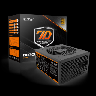 SURSA PCCOOLER 700W (real), fan 120mm PWM, 80 Plus Bronze, 2x PCI-E (6+2), 6x S-ATA "GI-BR700",