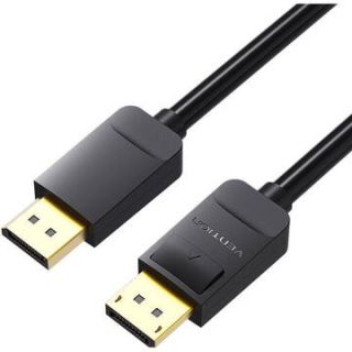 CABLU video Vention, DisplayPort(T) la DisplayPort(T), 1.5m, rezolutie 4K la 60Hz, PVC, negru, "HACBG" - 6922794733282