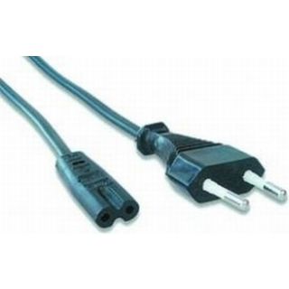 CABLU alimentare GEMBIRD casetofon, 1.8m, intrare Euro plug, iesire C7, bulk, black, "PC-184/2"