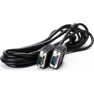 CABLU video SPACER, VGA (T) la VGA (T), 3m, cupru, ecranat, negru, "SPC-VGA-10"