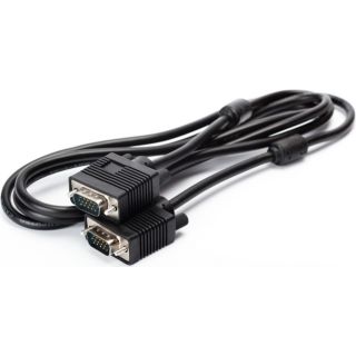 CABLU video SPACER, VGA (T) la VGA (T), 1.8m, cupru, ecranat, negru, "SPC-VGA-6"