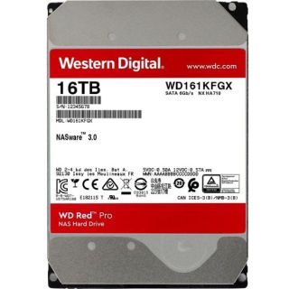 HDD WD 16TB, Red Pro, 7.200 rpm, buffer 512 MB, pt NAS, "WD161KFGX"