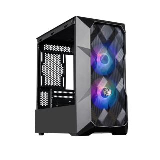 CARCASE Cooler Master TD300 Mesh, M-ATX,U3*2,ARGB Hub*1,Front PWM ARGB fan*2,Grey TG, "TD300-KGNN-S00"
