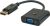 Adaptor Displayport - VGA T/M, Cablexpert A-DPM-VGAF-02 - Black