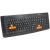 Tastatura Serioux KB-3300 cu USB - Black/Orange