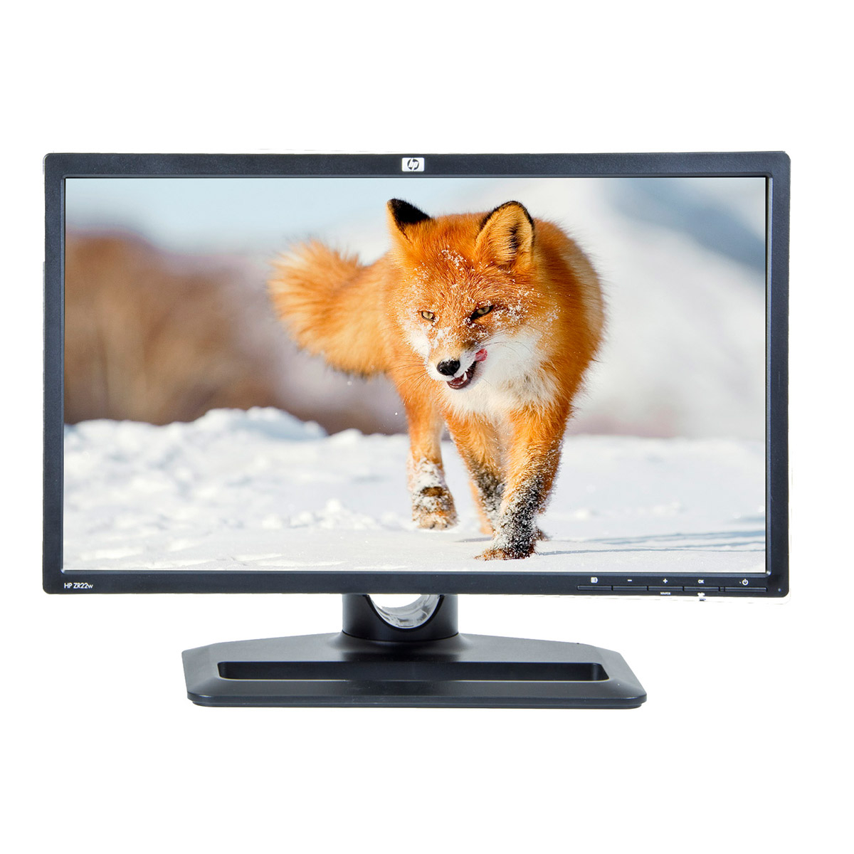 HP ZR22W  21.5 inch LCD  1920 x 1080 Full HD  16:9  displayport  negru  monitor refurbished